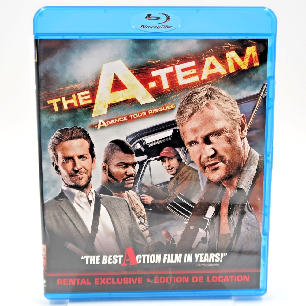 The A-Team Rental Exclusive Blu-ray Disc 2010 Liam Neeson Bradley Cooper Movie
